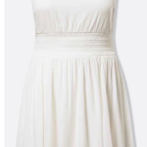 Torrid Sleeveless White Waist-Defined Midi Dress size 3 and 4 available NWT - Picture 2 of 7